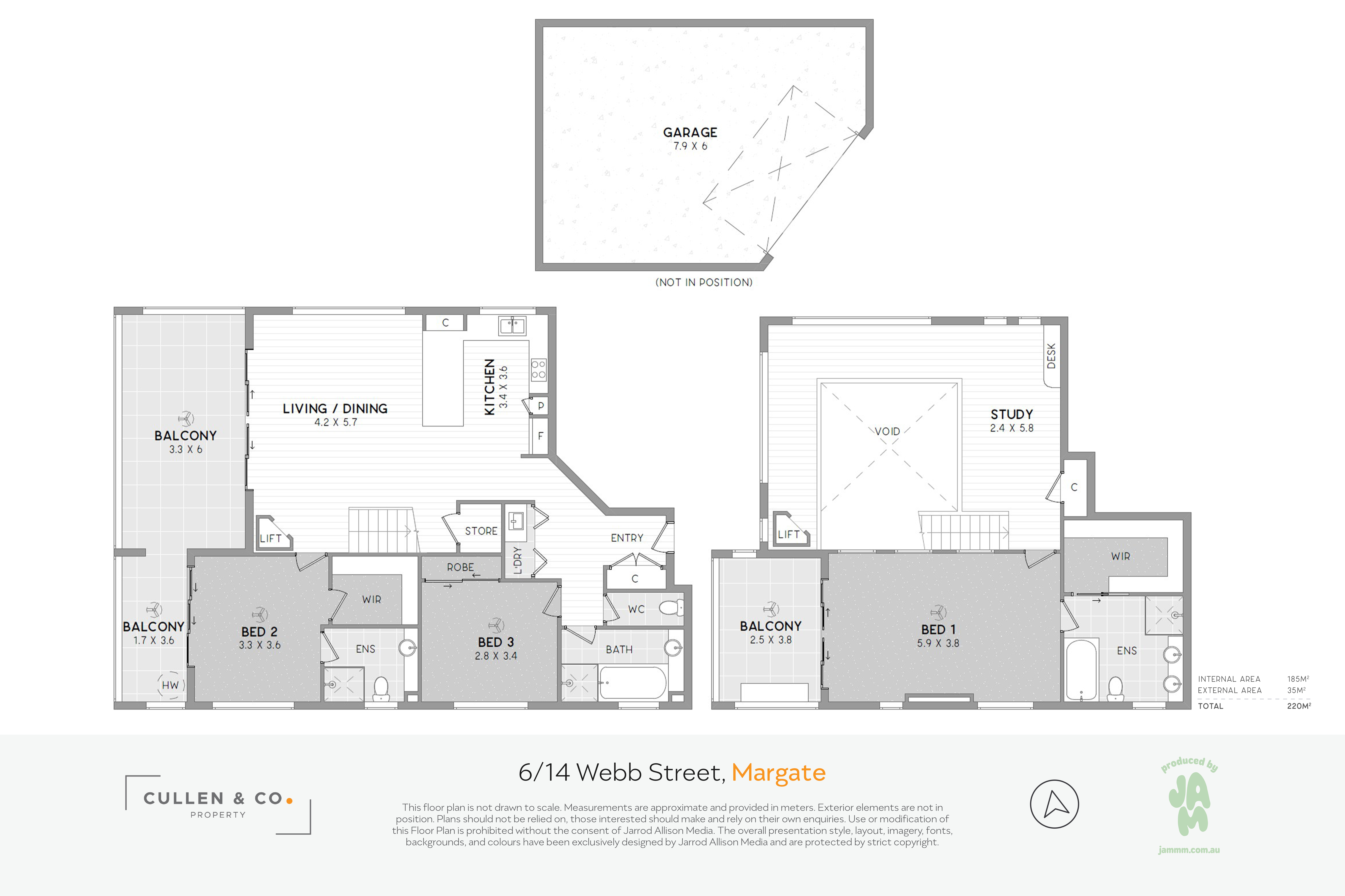 Floorplan for 6/14 Webb Street, Margate  QLD  4019