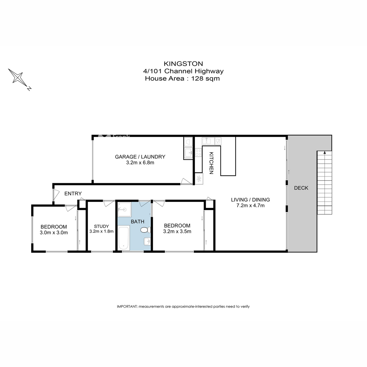 11/101 Channel Highway, Kingston, TAS, 7050 - Floorplan 1