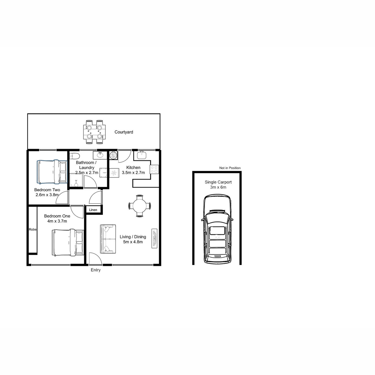 4/6 Stuart Avenue, Prospect Vale, TAS, 7250 - Floorplan 1
