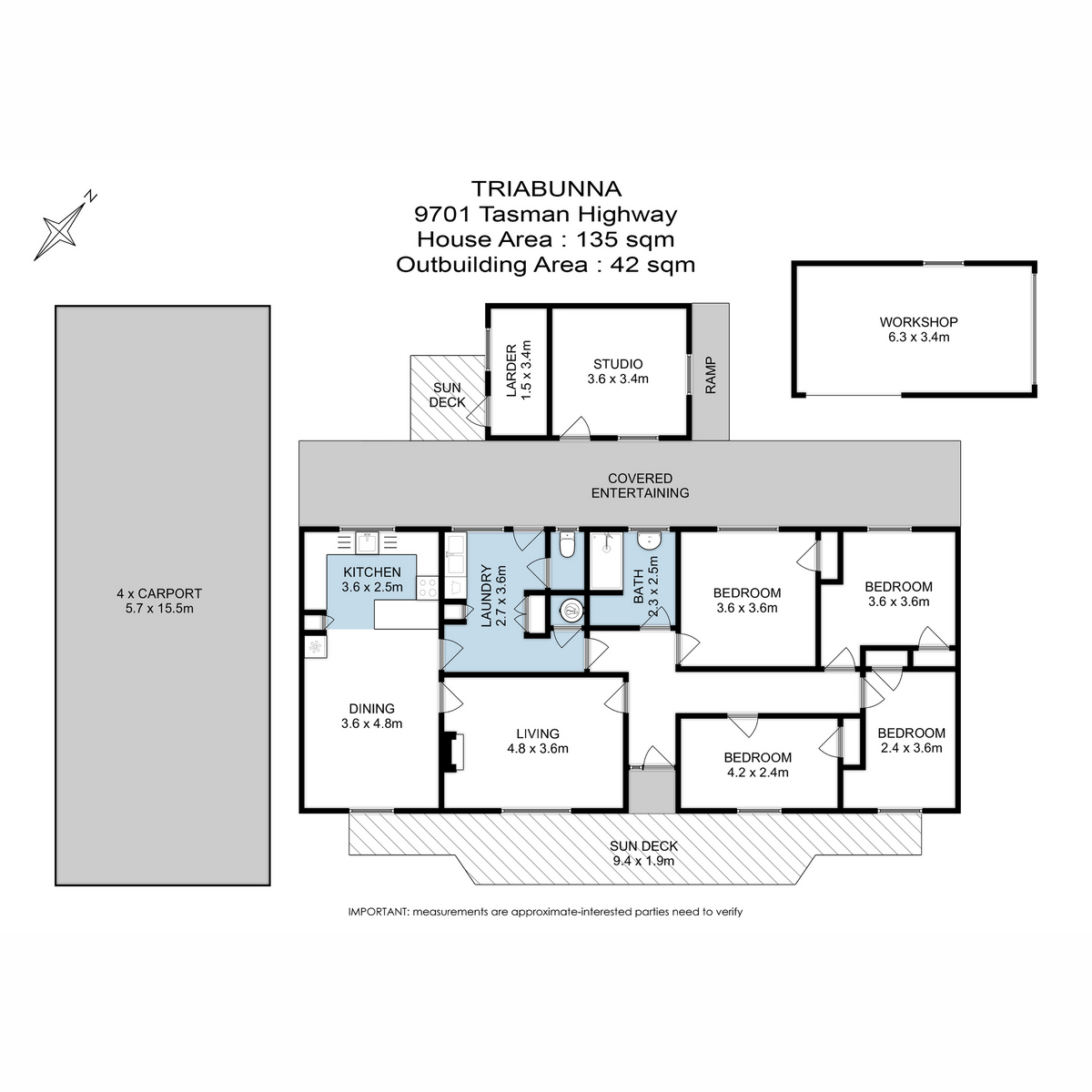 9701 Tasman Highway, Triabunna, TAS, 7190 - Floorplan 1