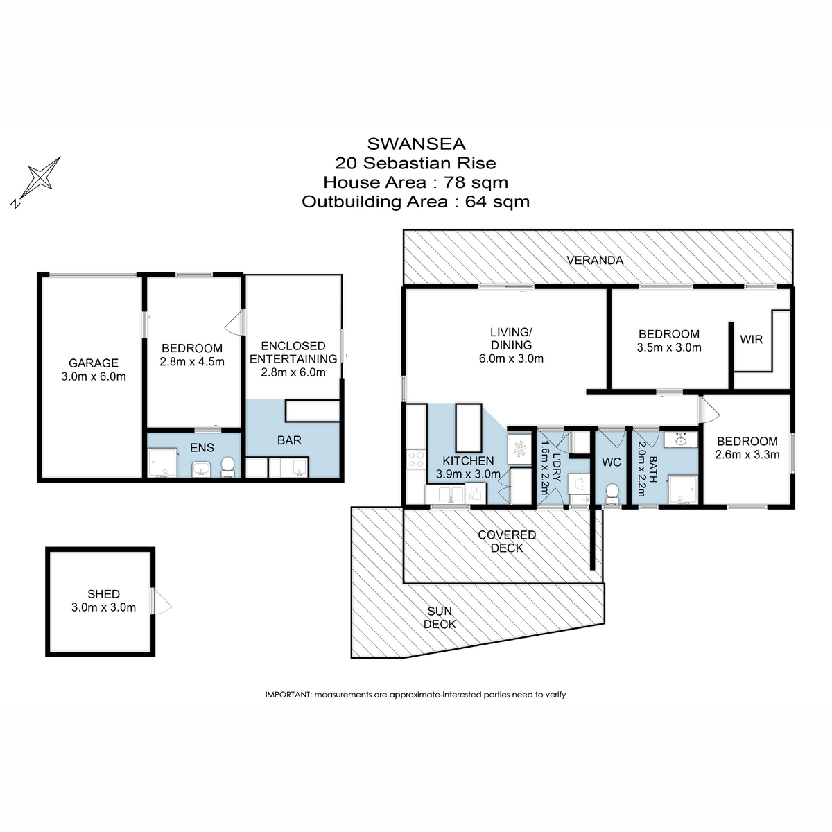 20 Sebastian Rise, Swansea, TAS, 7190 - Floorplan 1