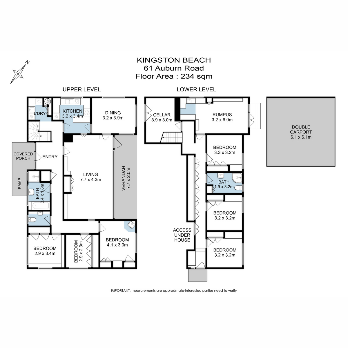 61 Auburn Road, Kingston Beach, TAS, 7050 - Floorplan 1