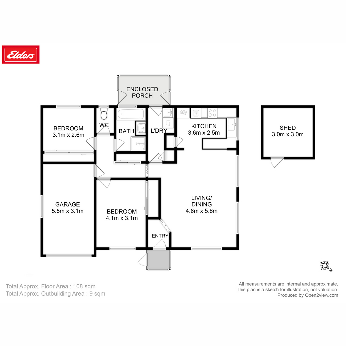 4/2 Cordelia Court, Rosetta, TAS, 7010 - Floorplan 1