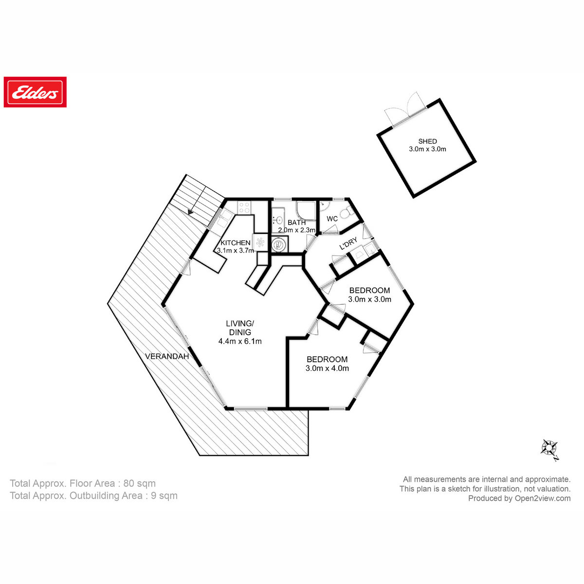2 Strawberry Hill Court, Orford, TAS, 7190 - Floorplan 1