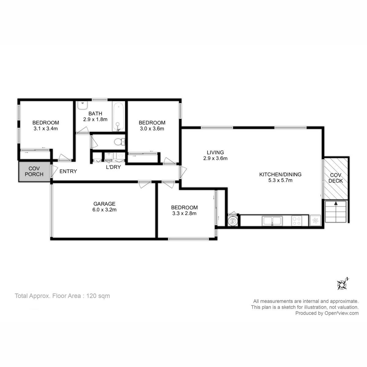 1/11 Flamenco Circle, Glenorchy, TAS, 7010 - Floorplan 1