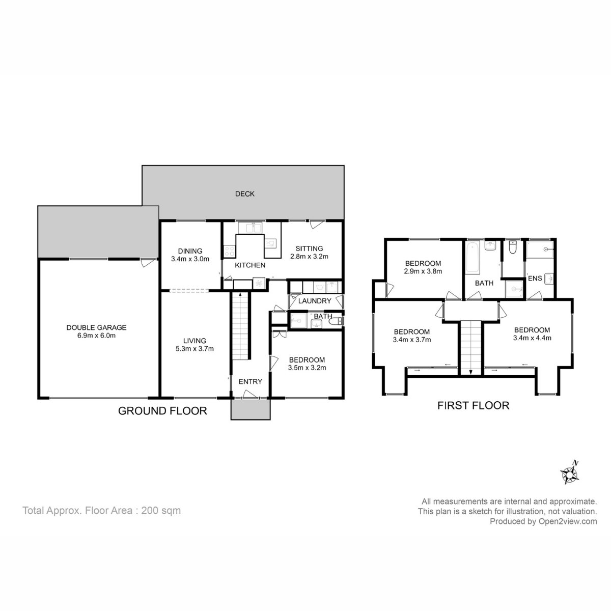 68 Suncoast Drive, Blackmans Bay, TAS, 7052 - Floorplan 1