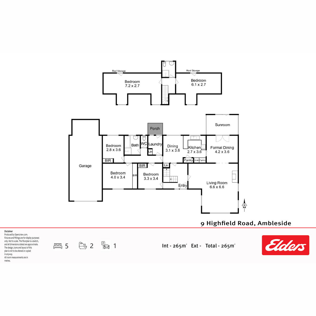 9 Highfield Road, Ambleside, TAS, 7310 - Floorplan 1