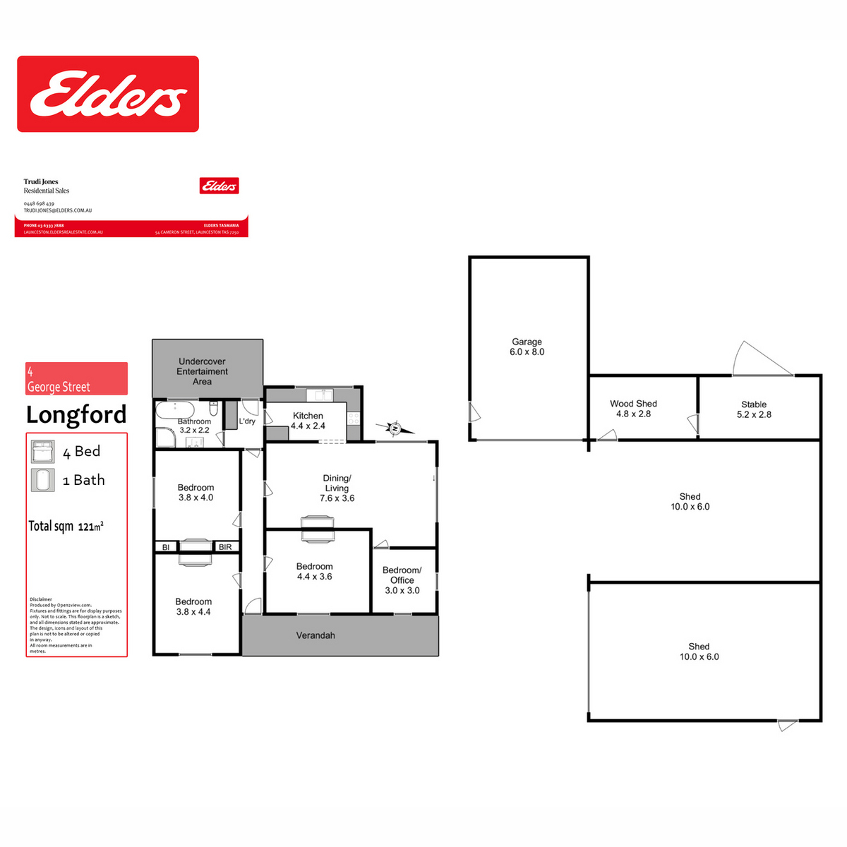 4 George Street, Longford, TAS, 7301 - Floorplan 1