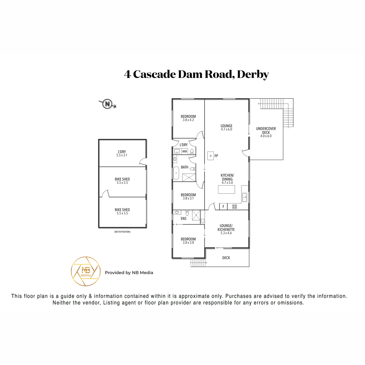 4 Cascade Dam Road, Derby, TAS, 7264 - Floorplan 1