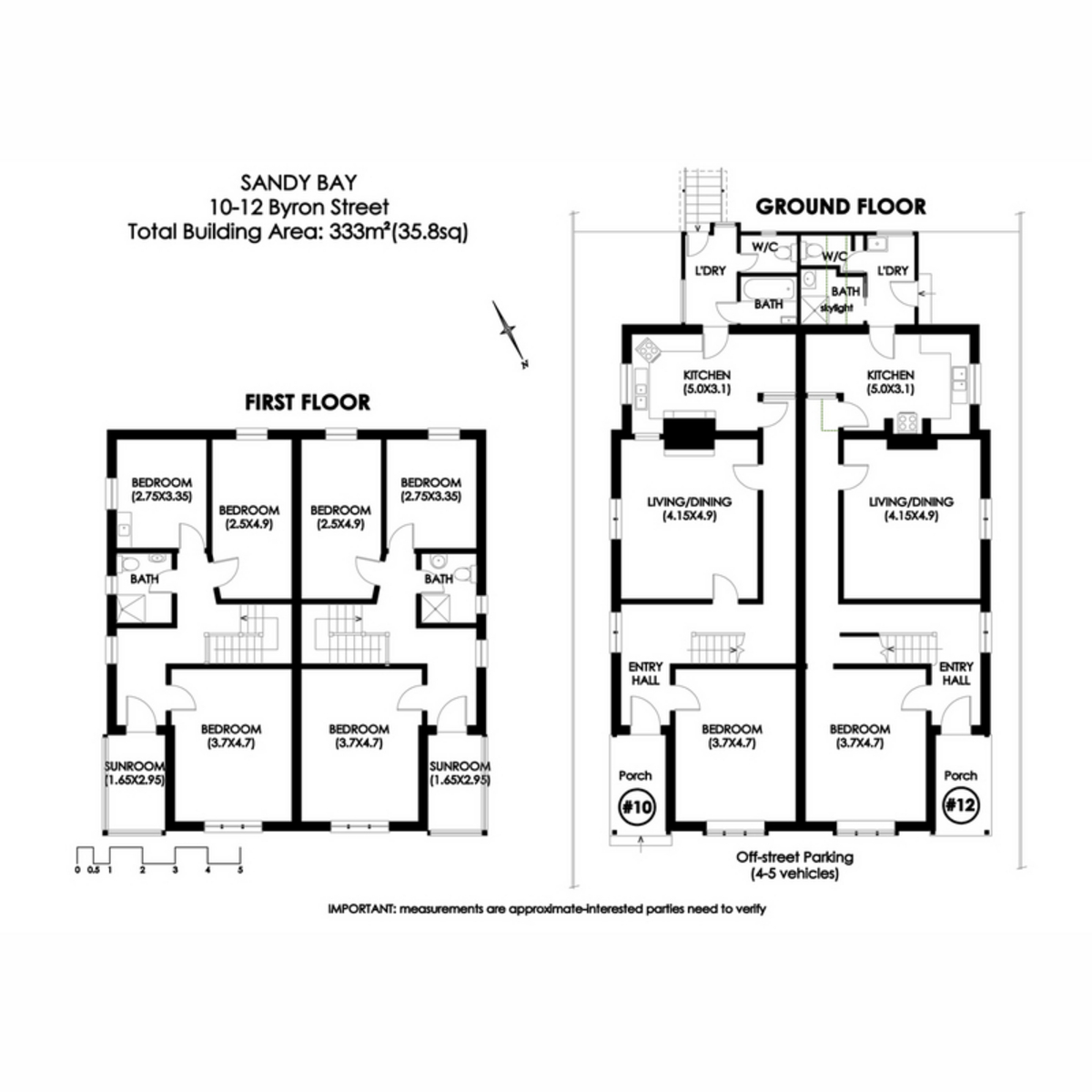 10-12 Byron Street, Sandy Bay, TAS, 7005 - Floorplan 1