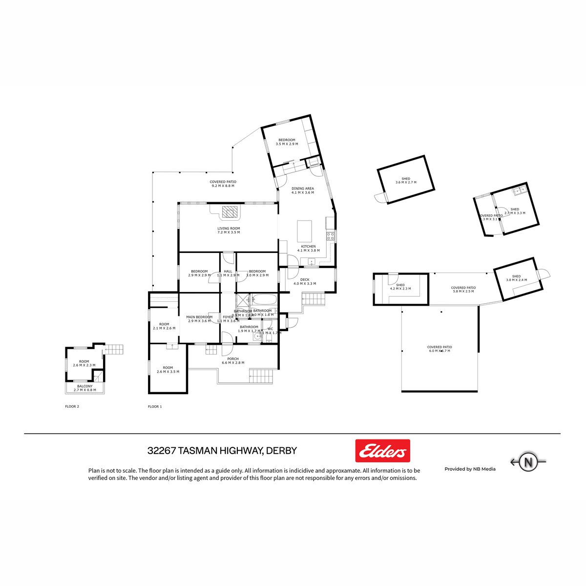 32267 Tasman Highway, Derby, TAS, 7264 - Floorplan 1