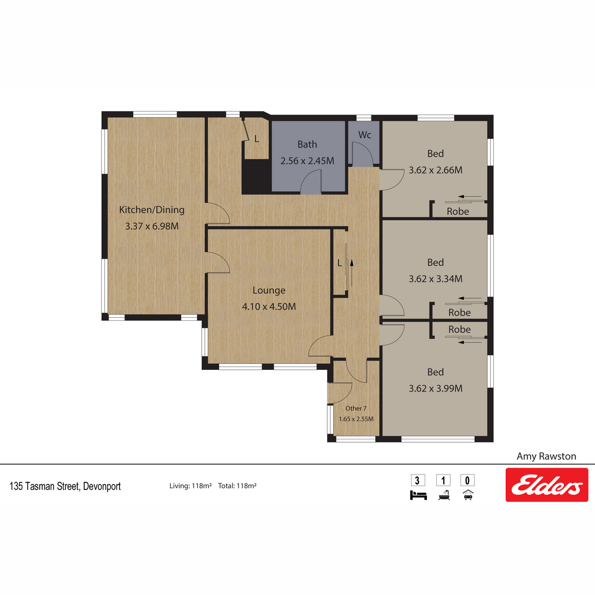 135 Tasman Street, Devonport, TAS, 7310 - Floorplan 1