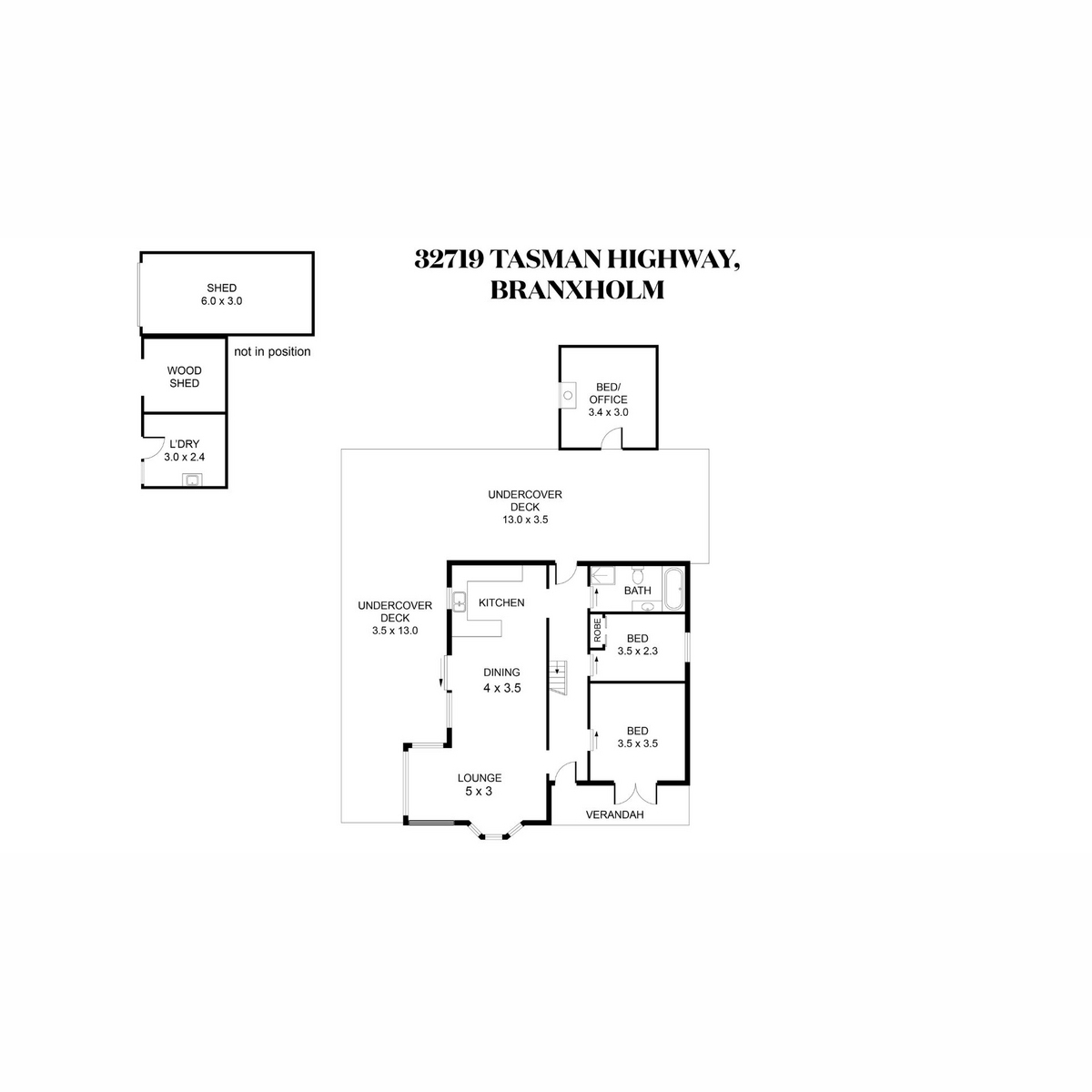 32719 Tasman Highway, Branxholm, TAS, 7261 - Floorplan 1