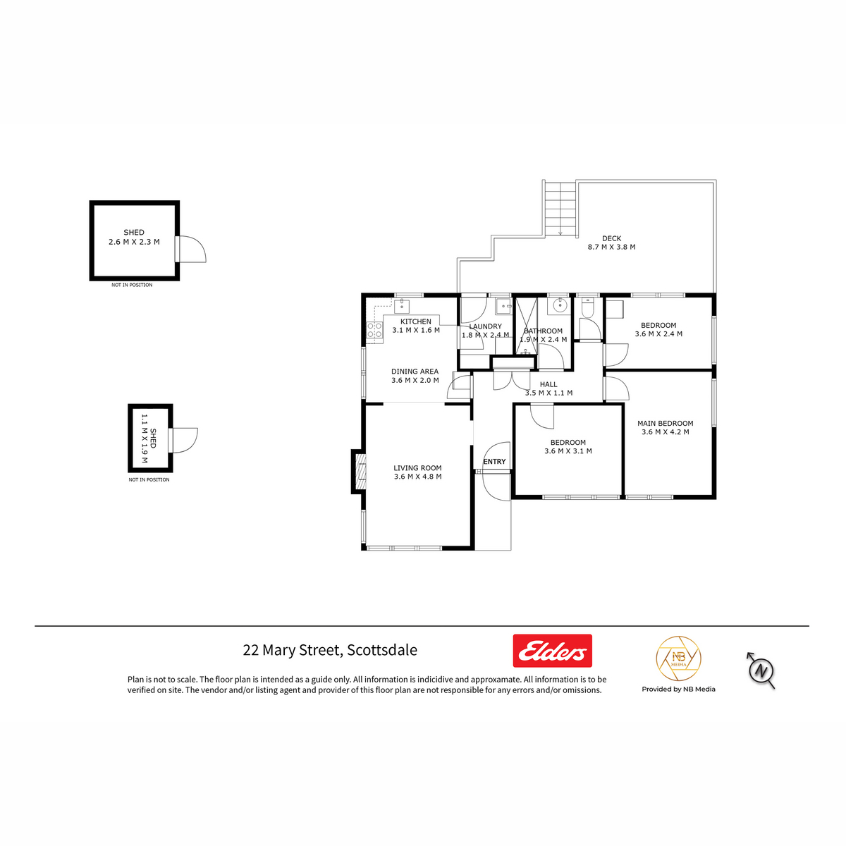 22 Mary Street, Scottsdale, TAS, 7260 - Floorplan 1