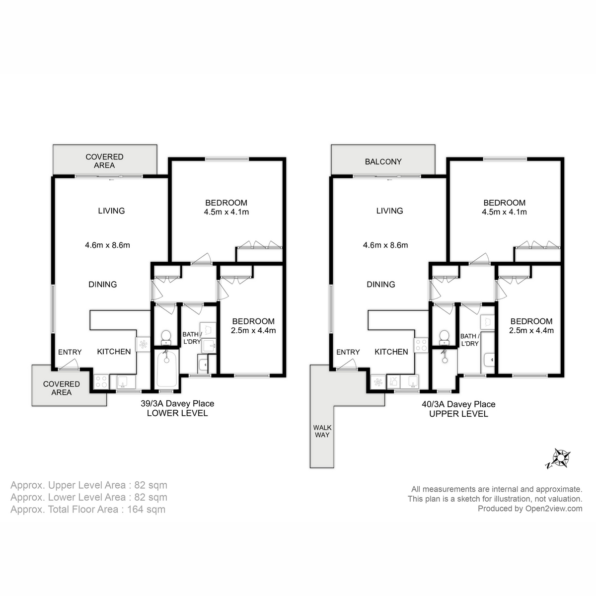 39 & 40/3A Davey Place, South Hobart, TAS, 7004 - Floorplan 1