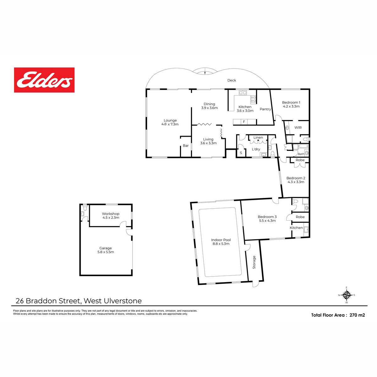 26 Braddon Street, West Ulverstone, TAS, 7315 - Floorplan 1
