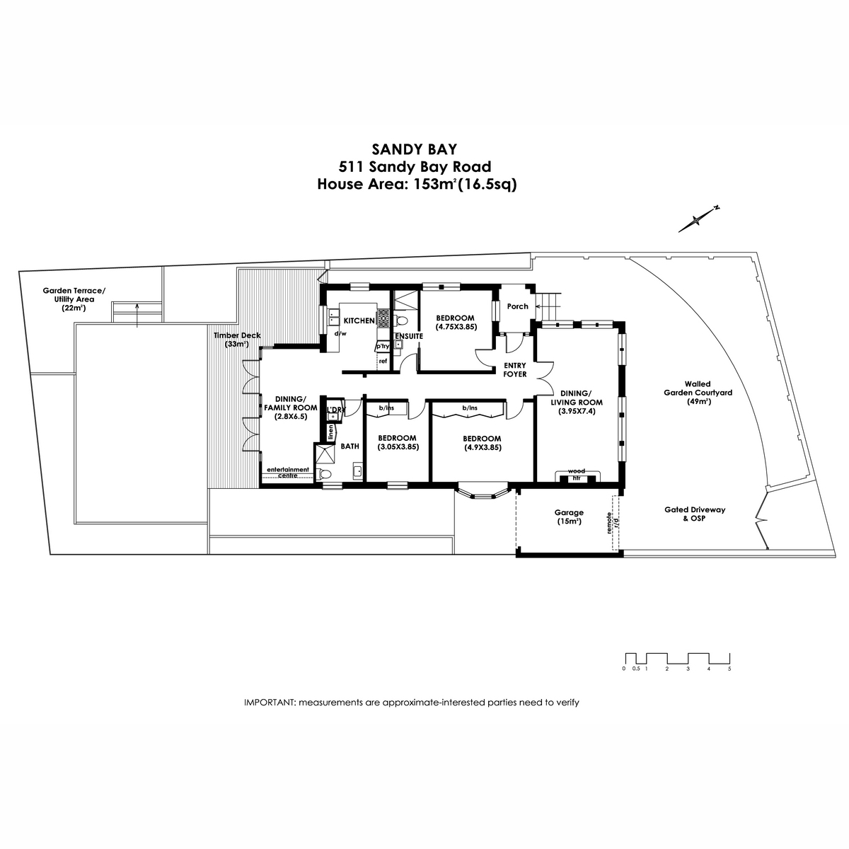 511 Sandy Bay Road, Sandy Bay, TAS, 7005 - Floorplan 1