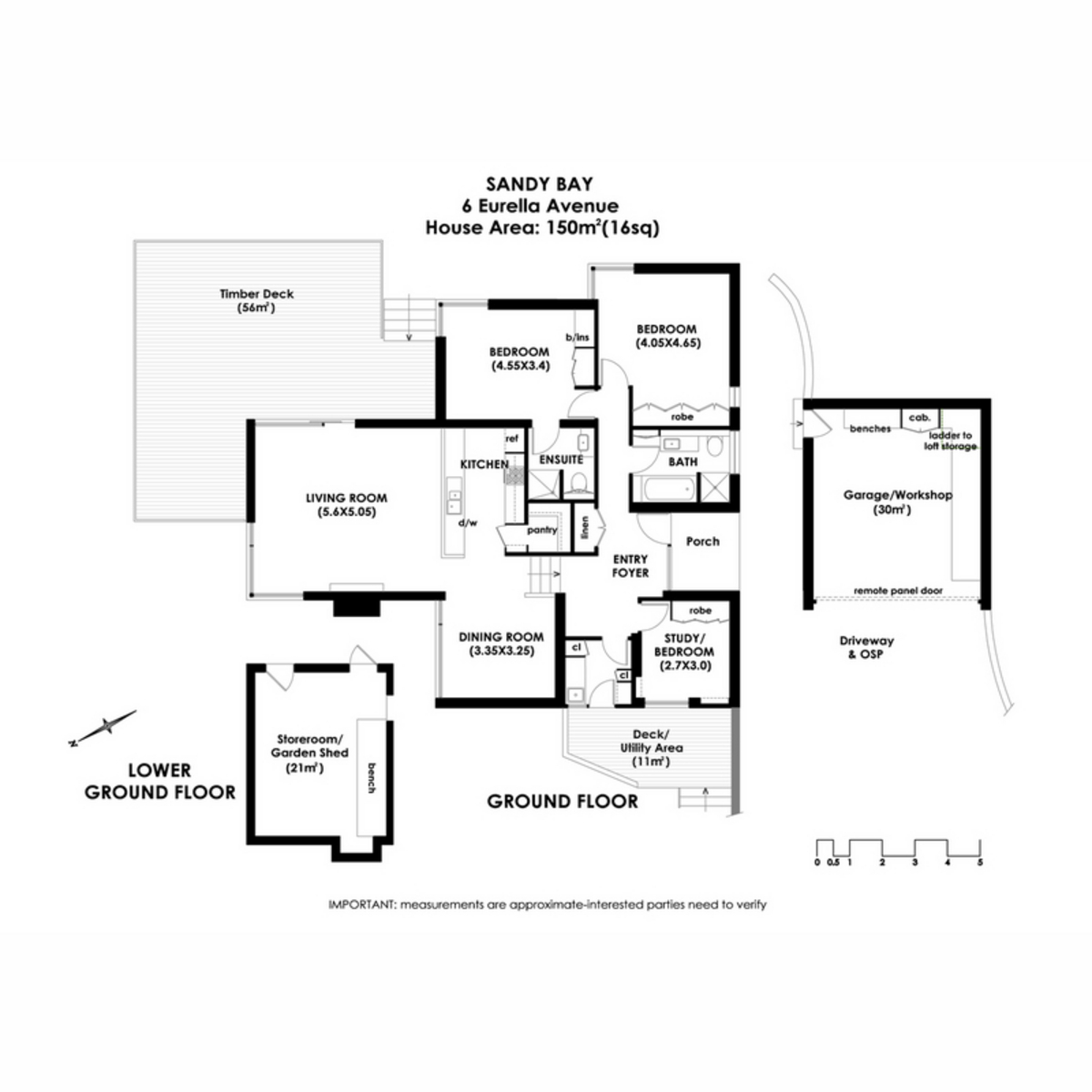 6 Eurella Avenue, Sandy Bay, TAS, 7005 - Floorplan 1