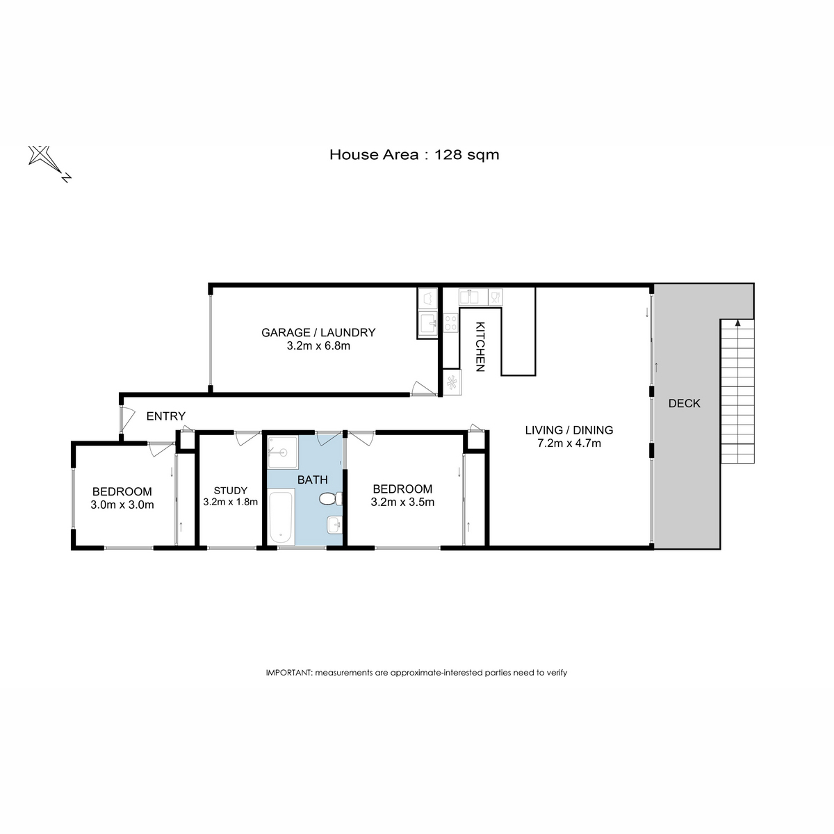 8/101 Channel Highway, Kingston, TAS, 7050 - Floorplan 1