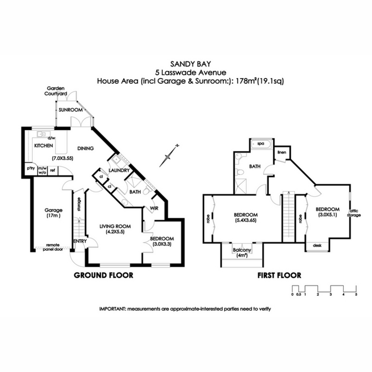 5 Lasswade Avenue, Sandy Bay, TAS, 7005 - Floorplan 1