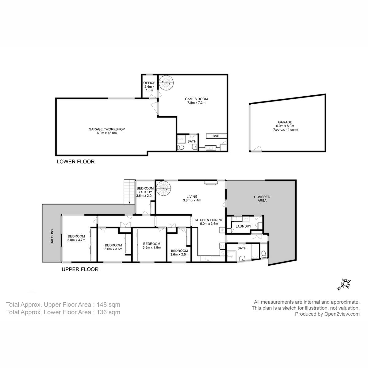 66 Cascade Road, South Hobart, TAS, 7004 - Floorplan 1