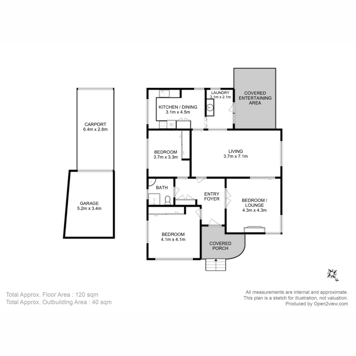 2/20 Shenstone Place, Montrose, TAS, 7010 - Floorplan 1