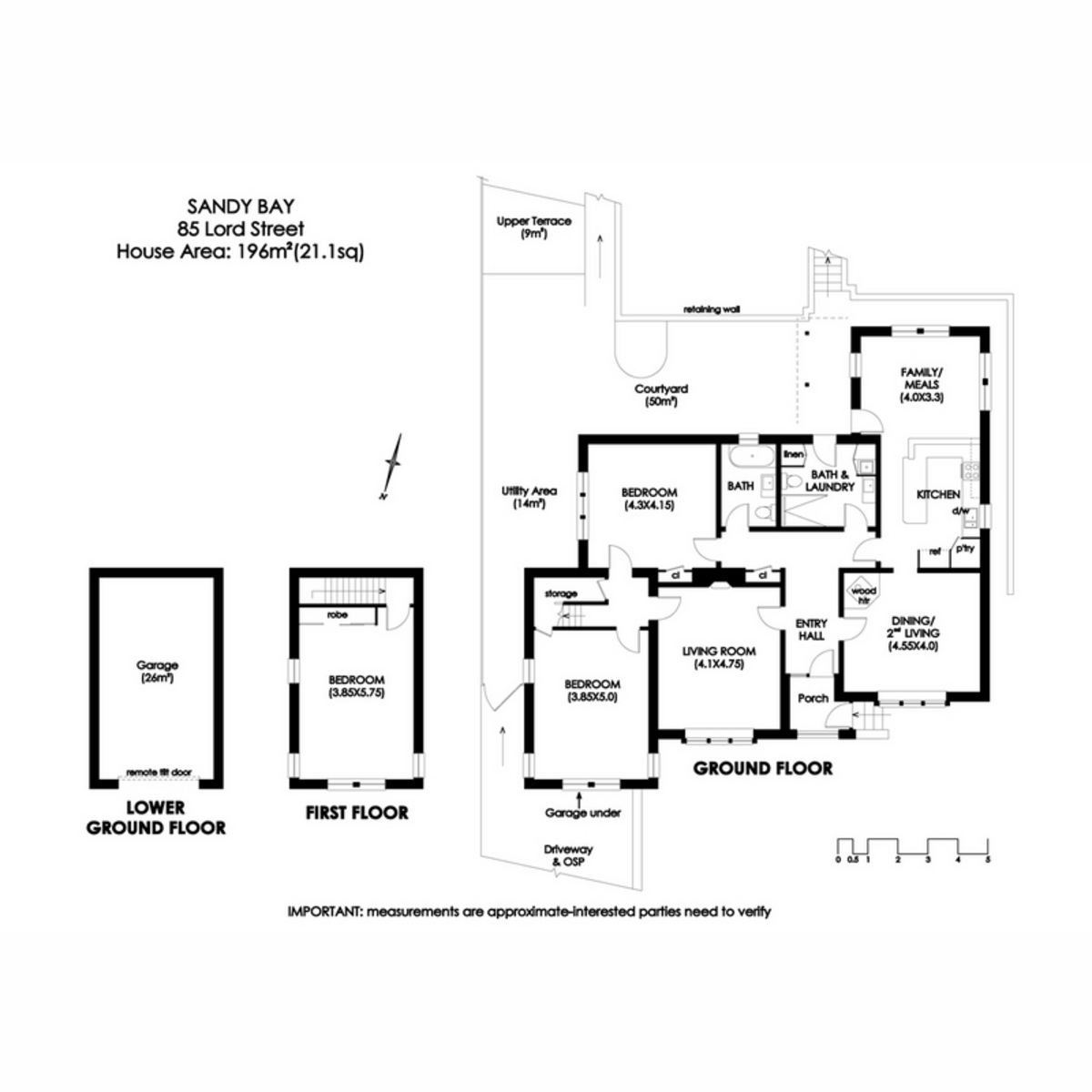 85 Lord Street, Sandy Bay, TAS, 7005 - Floorplan 1