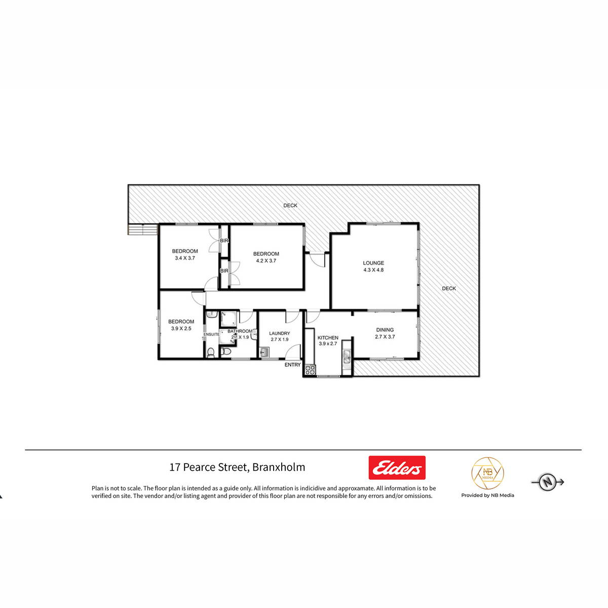17 Pearce Street, Branxholm, TAS, 7261 - Floorplan 1