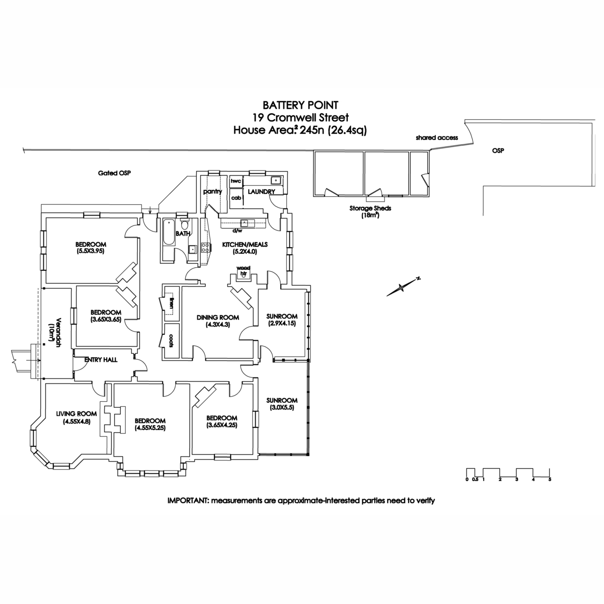 19 Cromwell Street, Battery Point, TAS, 7004 - Floorplan 1