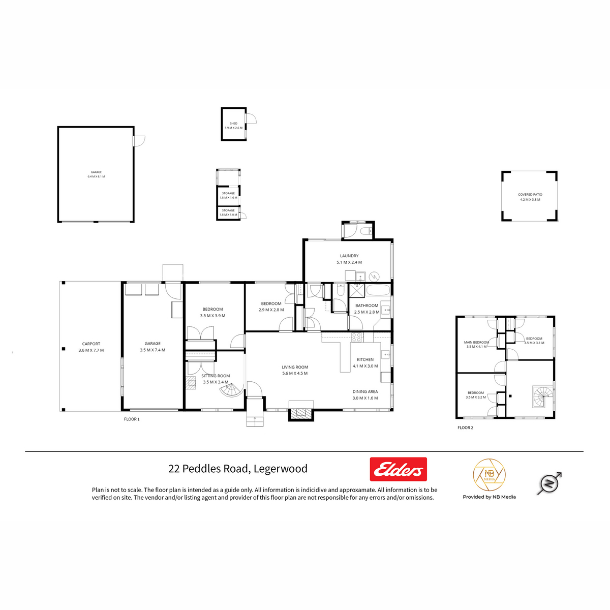 22 Peddles Road, Legerwood, TAS, 7263 - Floorplan 1