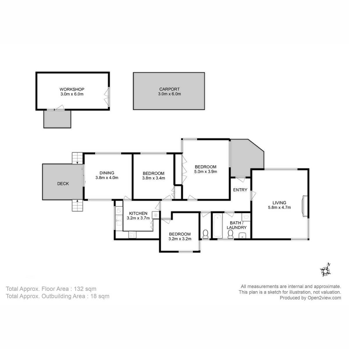 74 Taroona Crescent, Taroona, TAS, 7053 - Floorplan 1