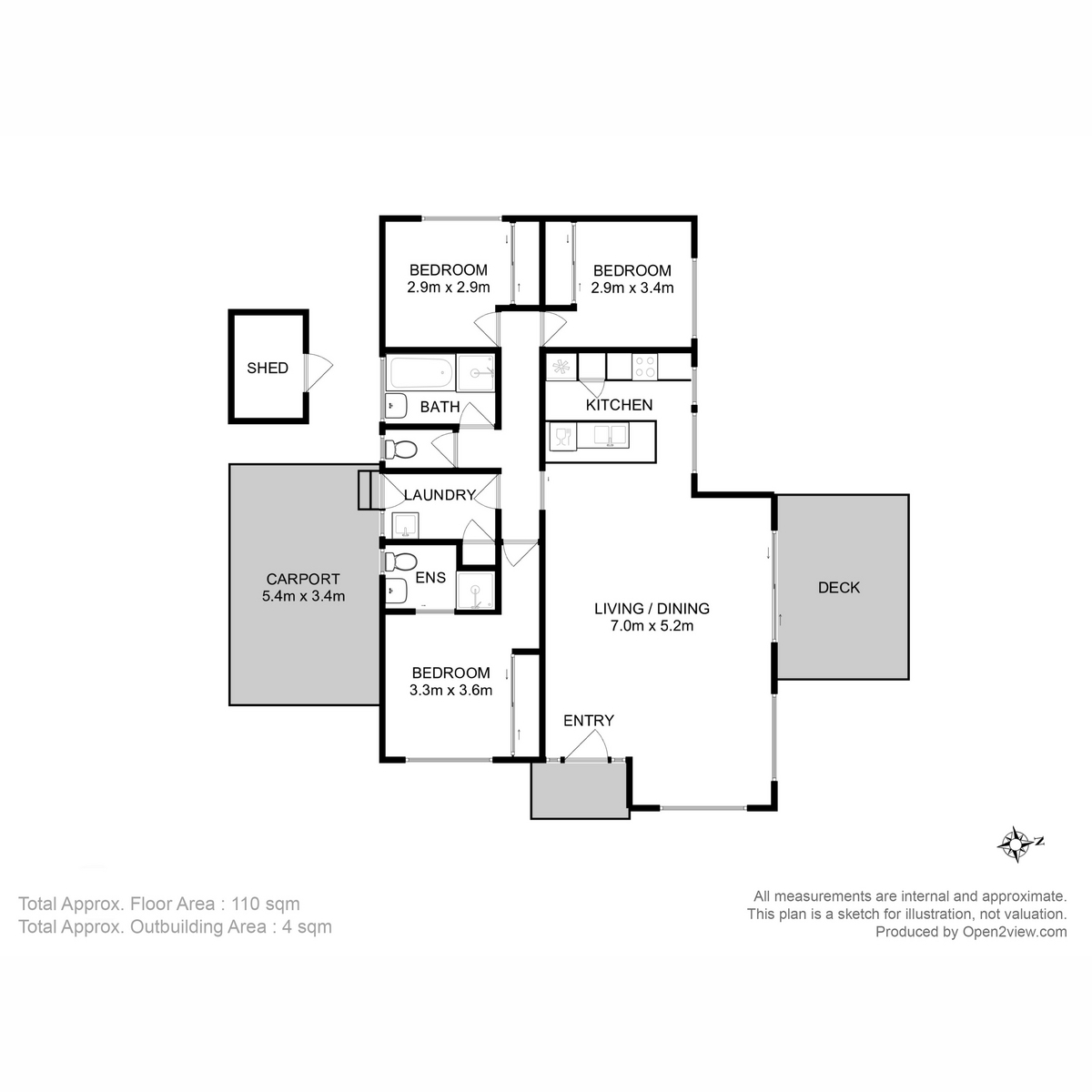 6 Hyssop Road, Margate, TAS, 7054 - Floorplan 1