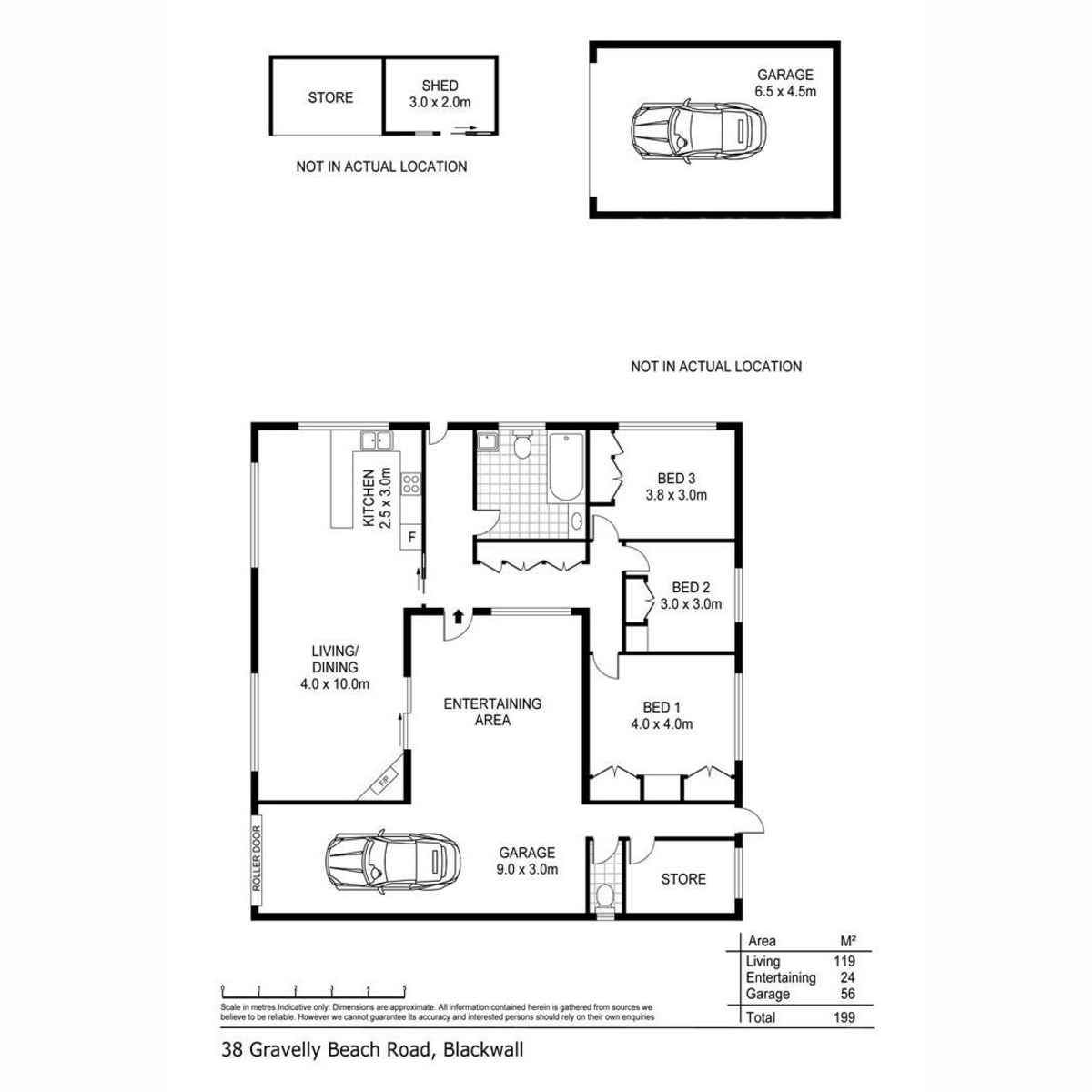 38 Gravelly Beach Road, Blackwall, TAS, 7275 - Floorplan 1