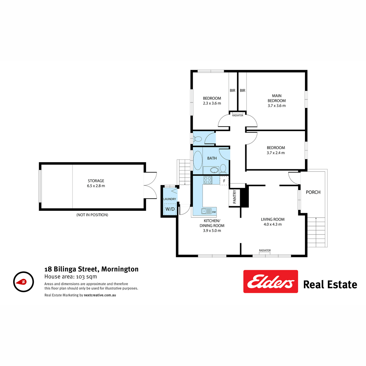 18 Bilinga Street, Mornington, TAS, 7018 - Floorplan 1