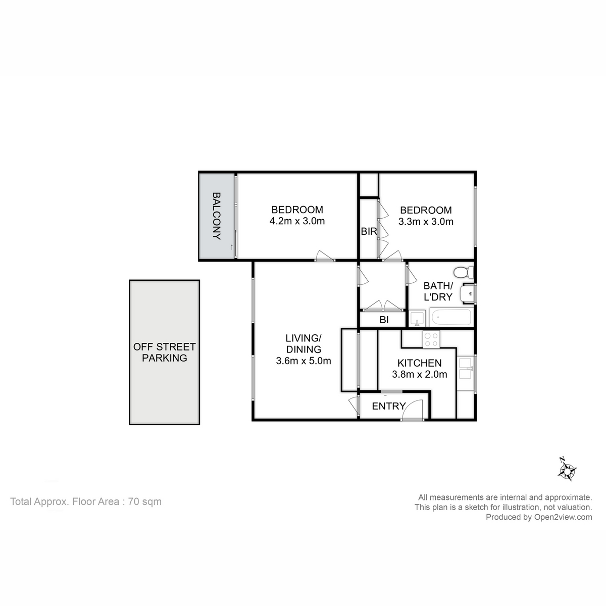 11/3 Nietta Road, Lindisfarne, TAS, 7015 - Floorplan 1