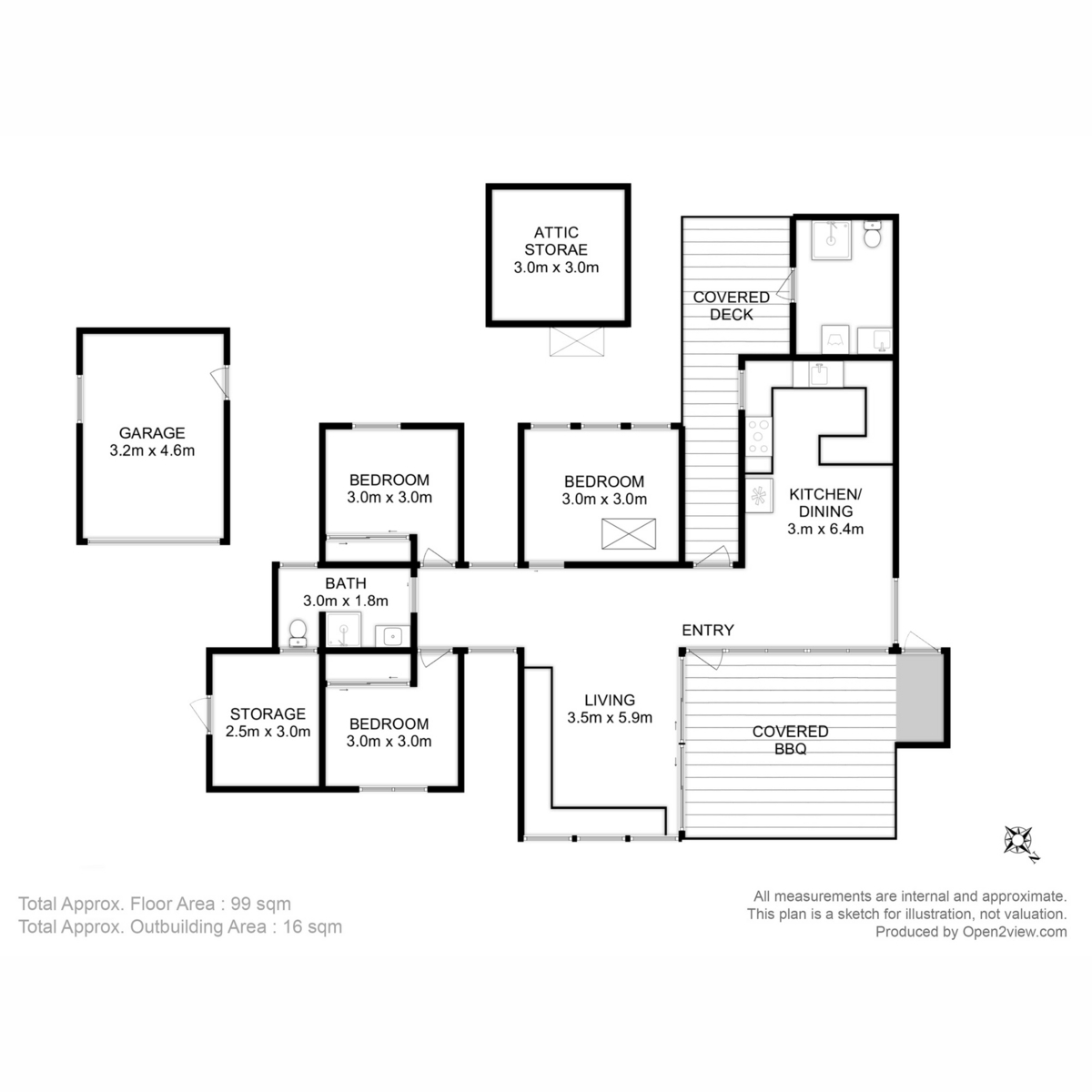 10 East Shelly Road, Orford, TAS, 7190 - Floorplan 1