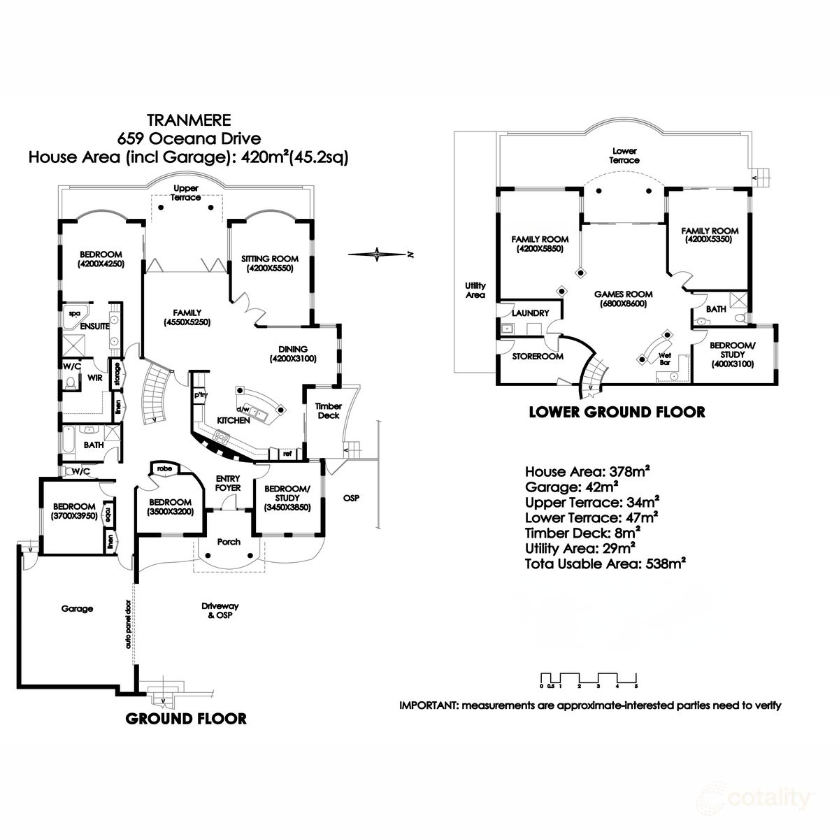 659 Oceana Drive, Tranmere, TAS, 7018 - Floorplan 1