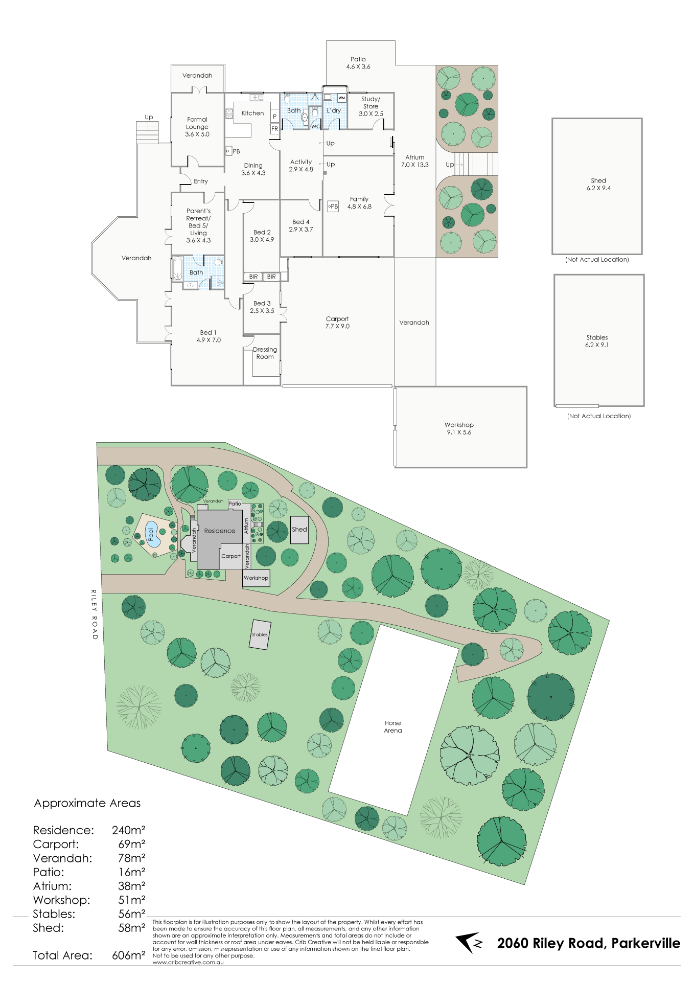 2060 Riley Road, Parkerville For Sale by Farmbuy.com - floorplan 1