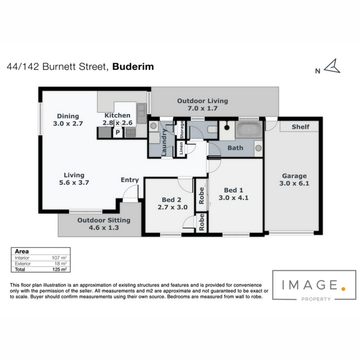 44/142 Burnett Street Buderim QLD 4556 Floorplan