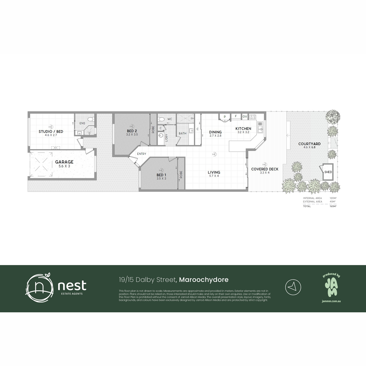 19/15 Dalby Street Maroochydore QLD 4558 Floorplan