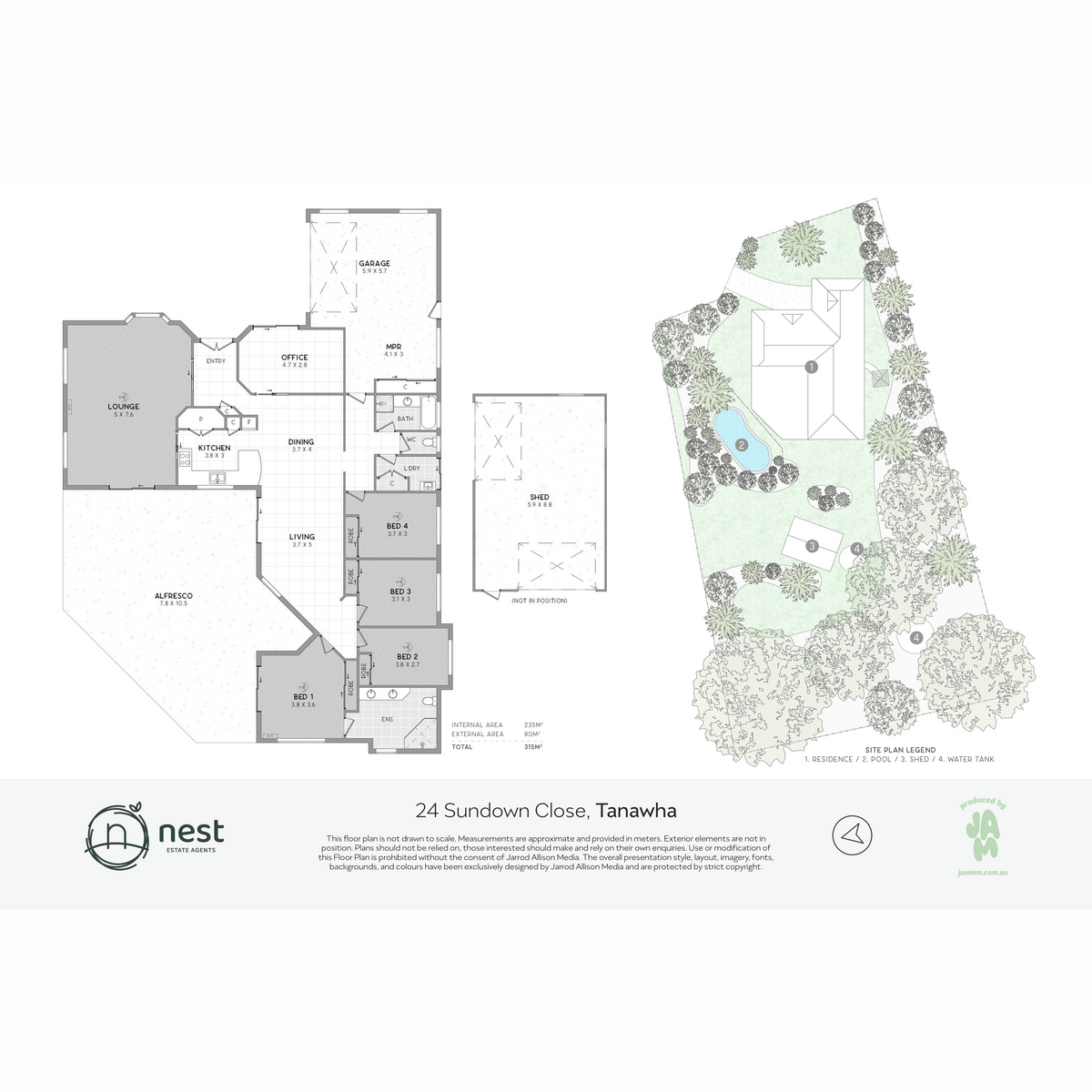 24 Sundown Close Tanawha QLD 4556 Floorplan