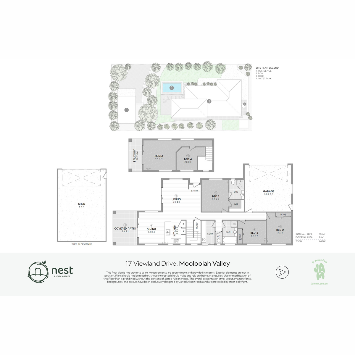 17 Viewland Drive Mooloolah Valley QLD 4553 Floorplan