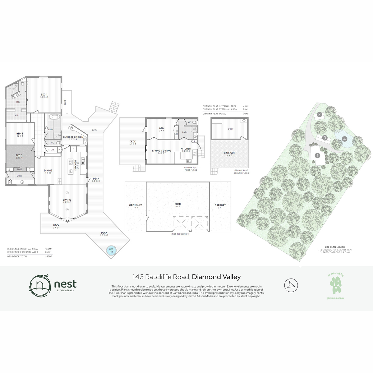 143 Ratcliffe Road Diamond Valley QLD 4553 Floorplan