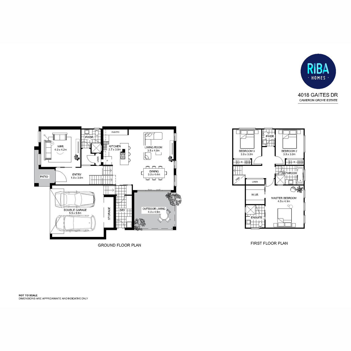 Lot 4018 / 45 Gaites Drive, Cameron Park NSW 2285 Floorplan